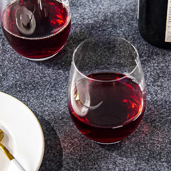 Personalized Stemless Wine Glass 15Oz - One Side Engravings