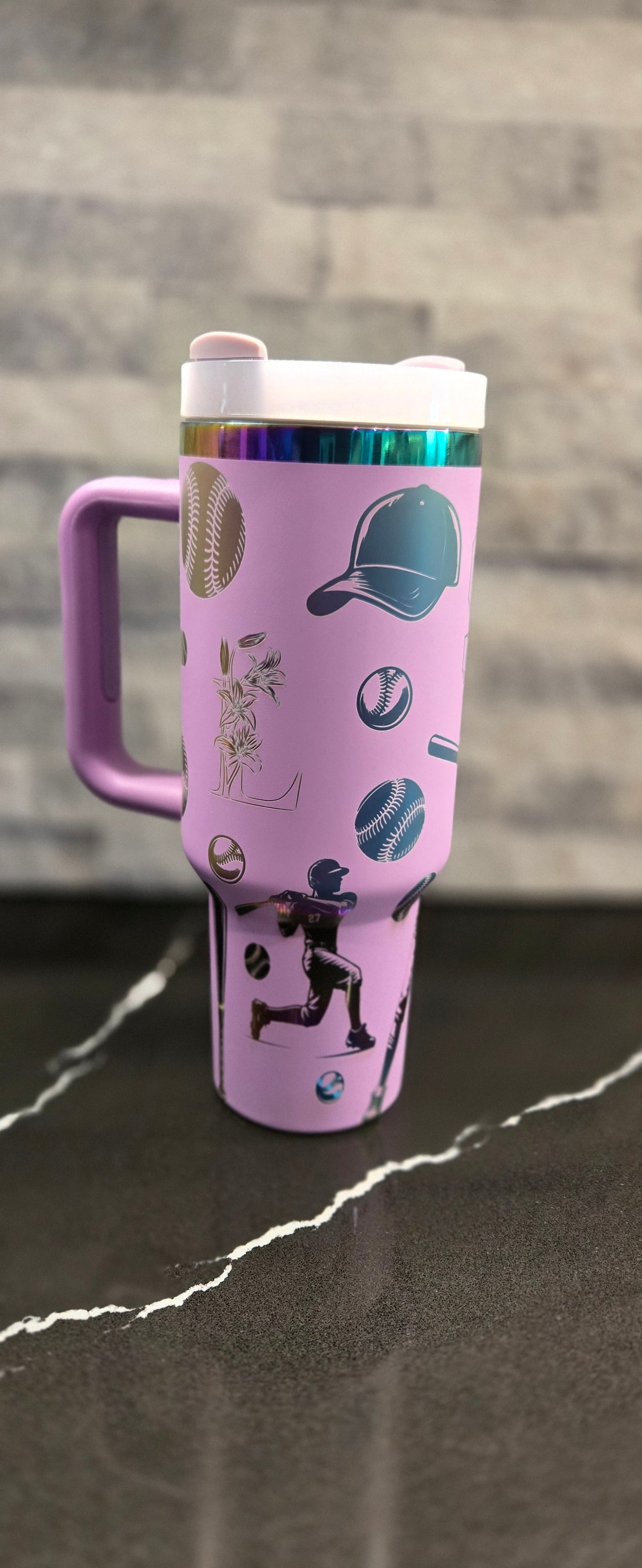 Themed Full Wrap Stainless Steel Tumbler
