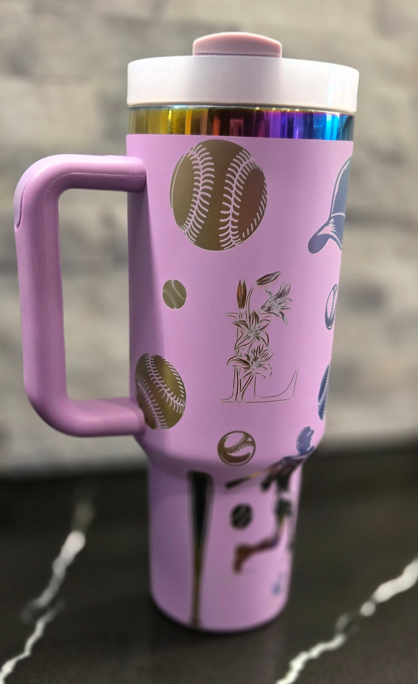 Themed Full Wrap Stainless Steel Tumbler