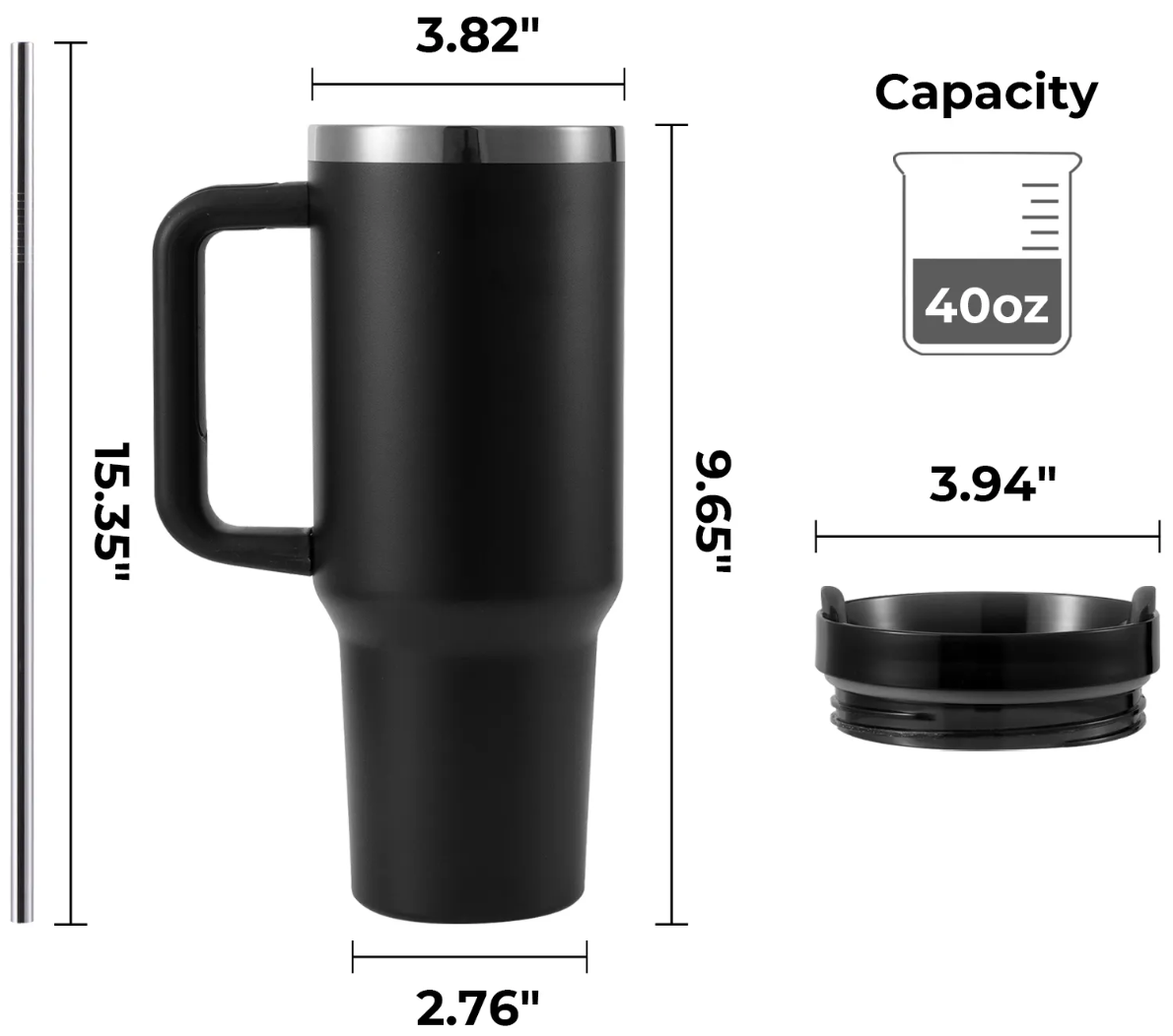 Moroccan Pattern Full Wrap Stainless Steel Tumbler