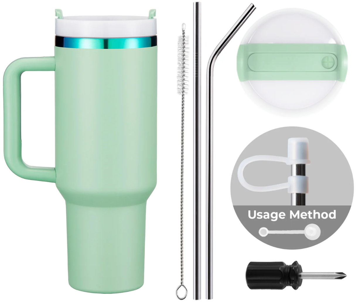 Moroccan Pattern Full Wrap Stainless Steel Tumbler