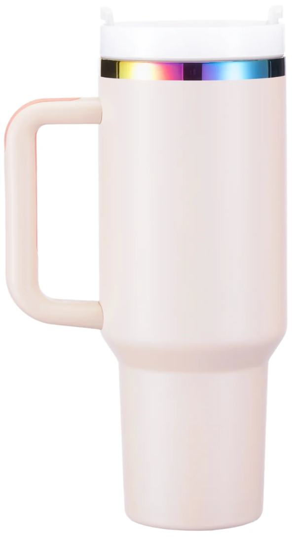 Moroccan Pattern Full Wrap Stainless Steel Tumbler